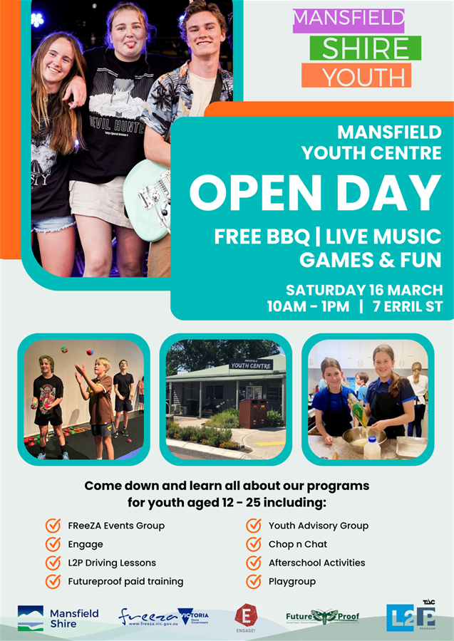 Mansfield Shire Youth Centre Open Day.png