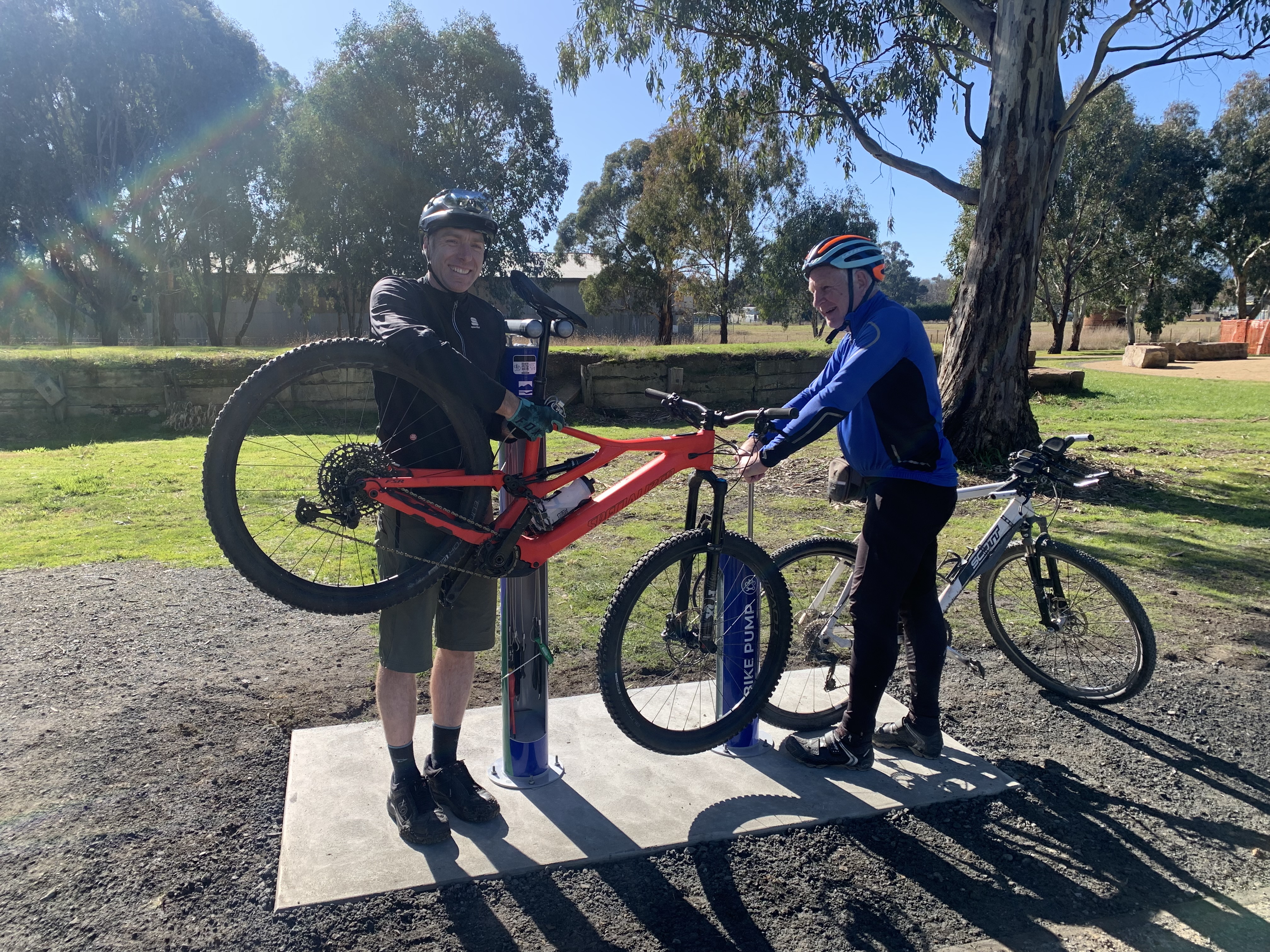 Bike Repair Station Installed at Station Precinct Mansfield