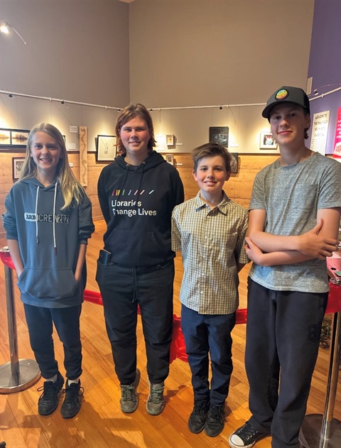 Media release - 2025.10.20 - Youth Art Exhibition - Image 1 - Amplify Committee Members - Youth Gallery.jpeg