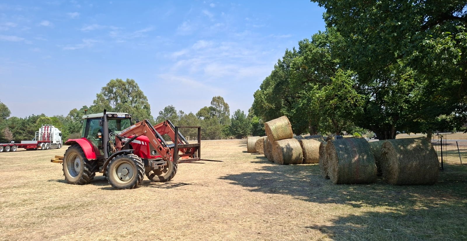 showgrounds during bushfire response