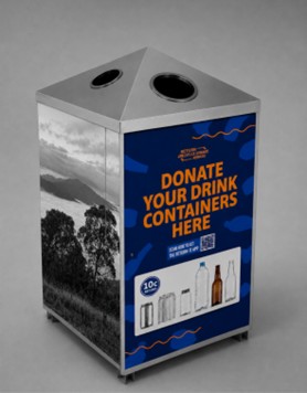Image of New donation bin