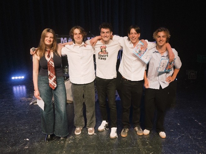 Band Category Winners - Alana, Jacob, Max, Lachie and Reiley