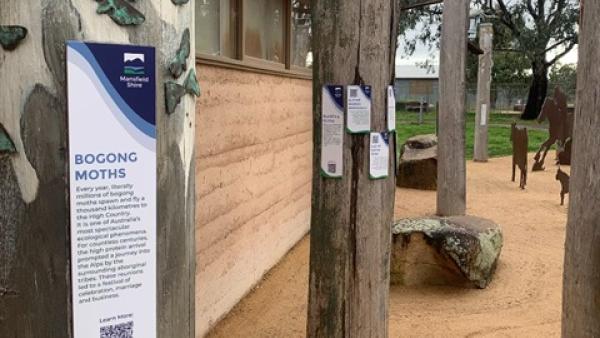 Interpretive Poles Display