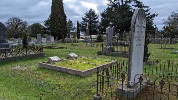 Mansfield Cemetery Monument Section